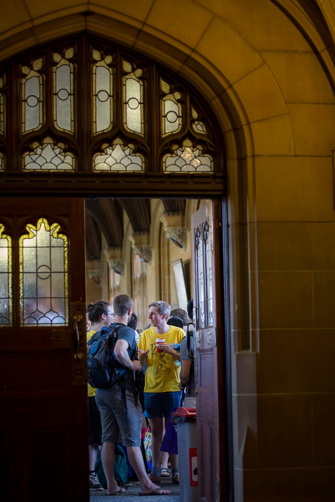 AMSI Summer School attendees at the opening ceremony
