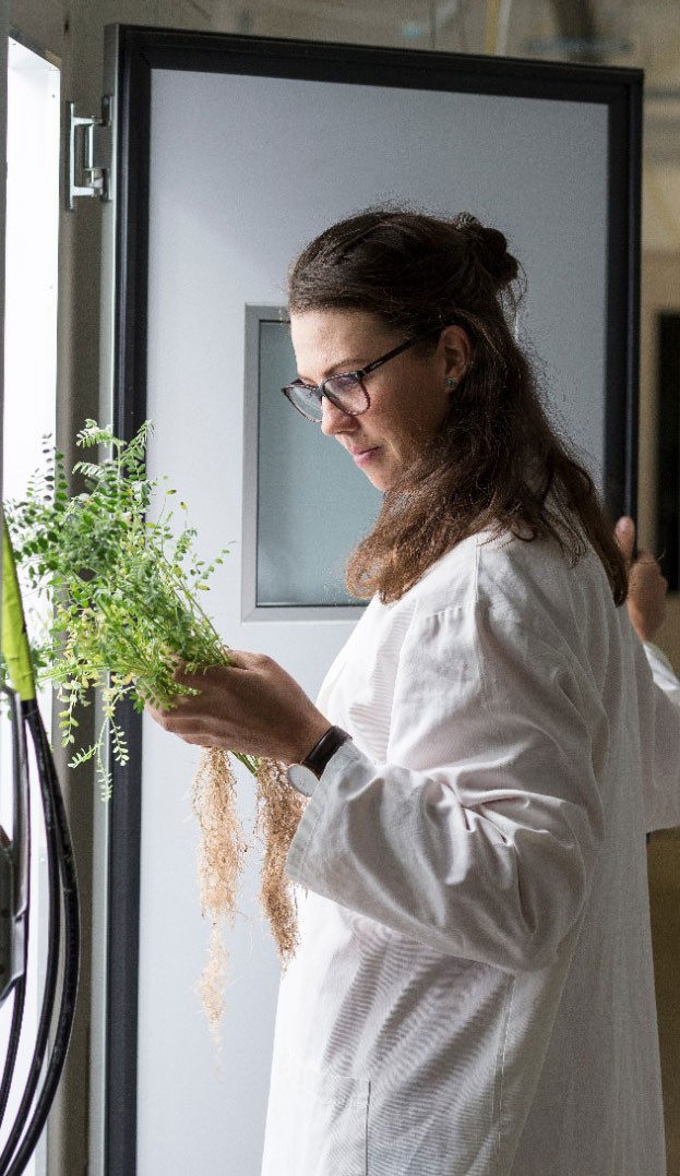 An agriculture student 
