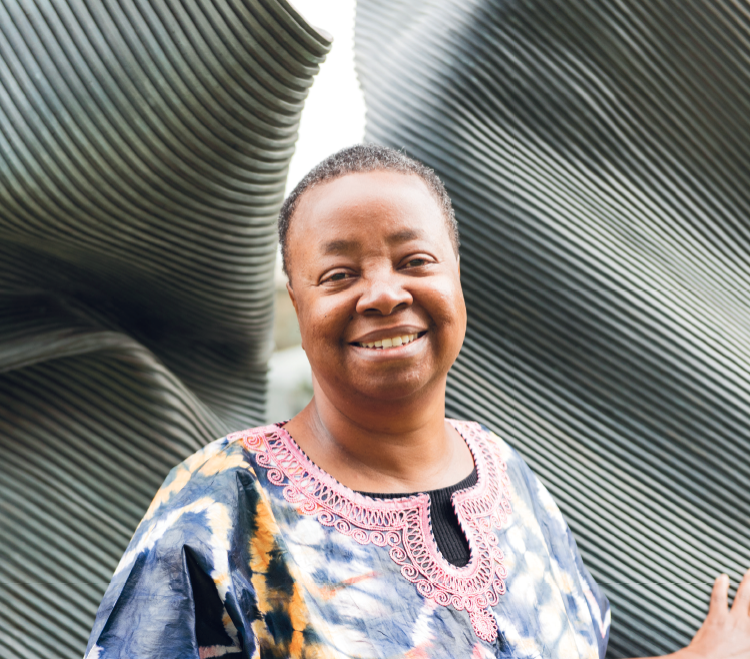 Olivia Wellesley-Cole visited the University in 2016 during a break from her work in Myanmar. Photo by Stefanie Zingsheim