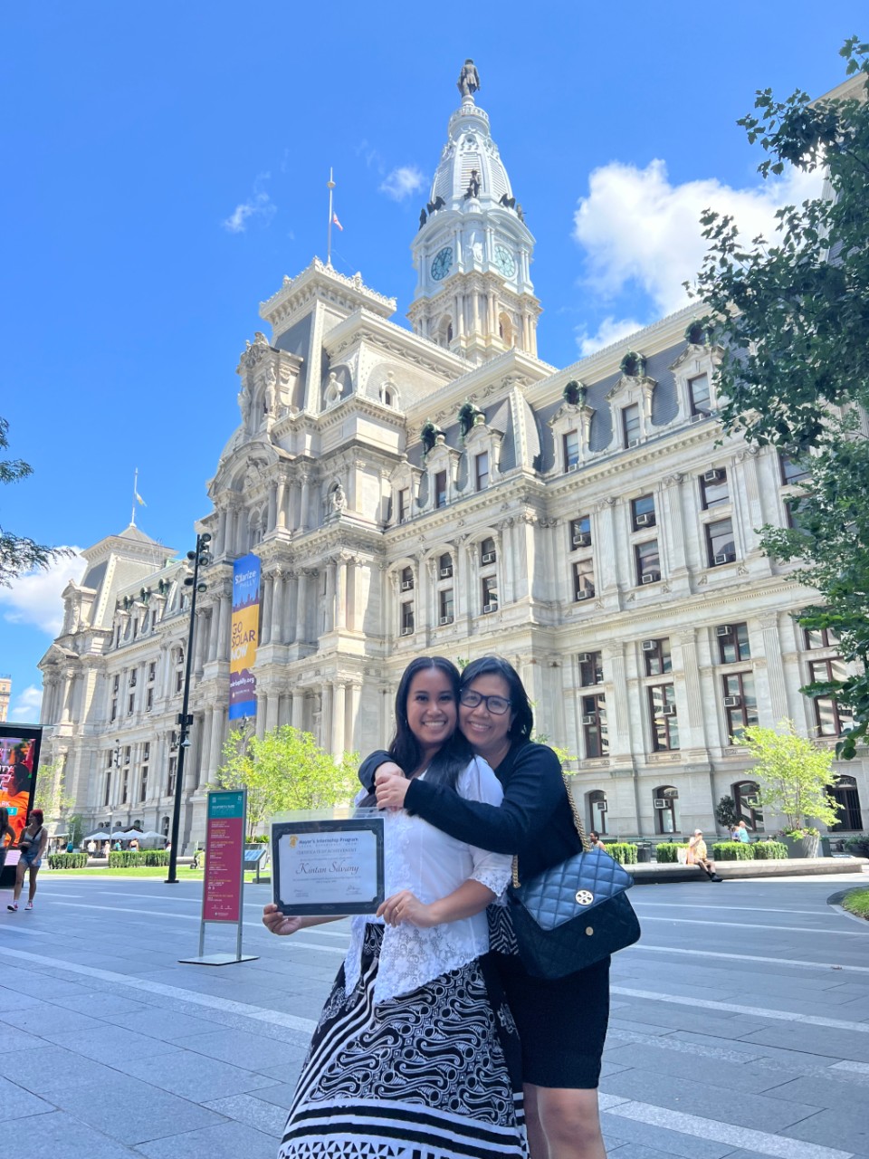 Kintan in front of Case Western Reserve University, USA