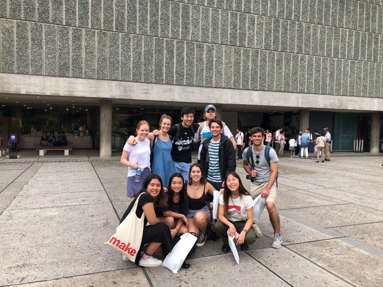 Honours students in Tokyo