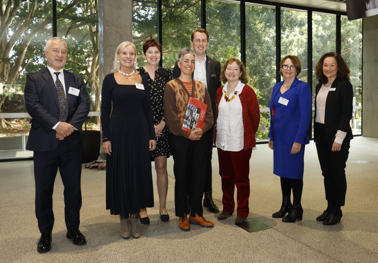 Group shot of speakers at the launch event