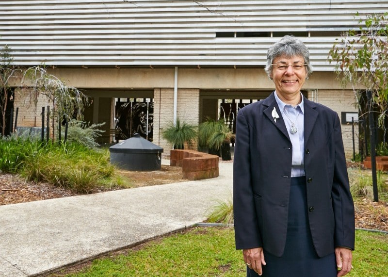 Professor Wendy Erber standing outside 