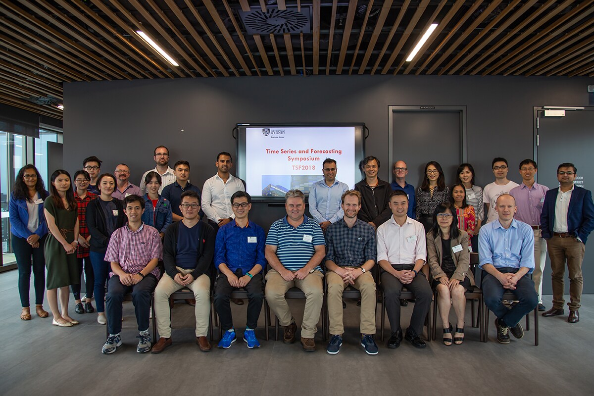 Attendees of the 2018 Time Series and Forecasting symposium