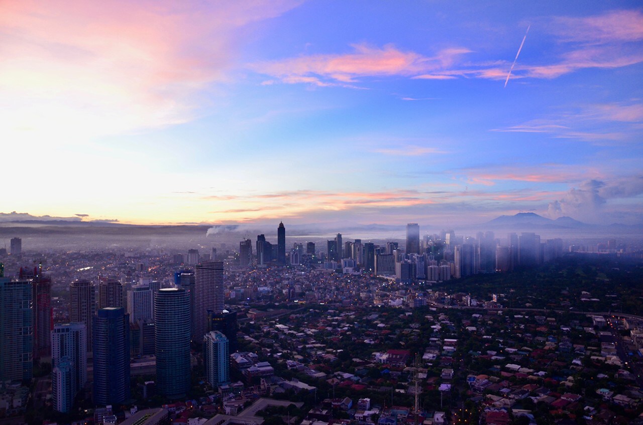 Manila at sunset