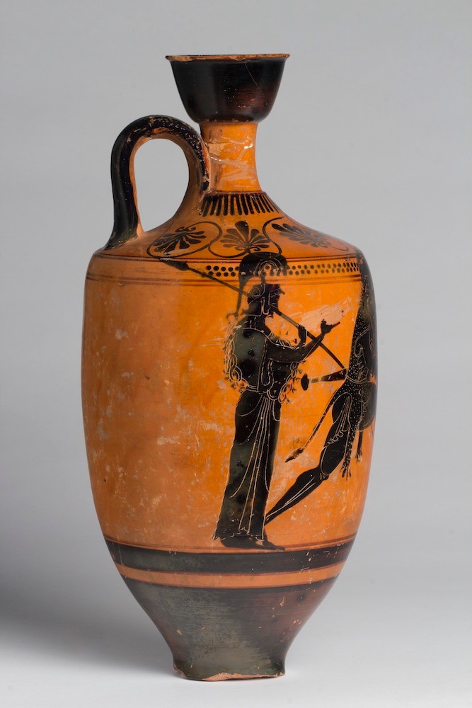 Attic black-figure depicting Athena