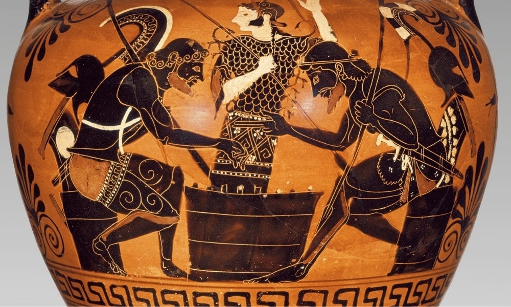Attic Black-Figure Neck Amphora, attributed to the Medea Group