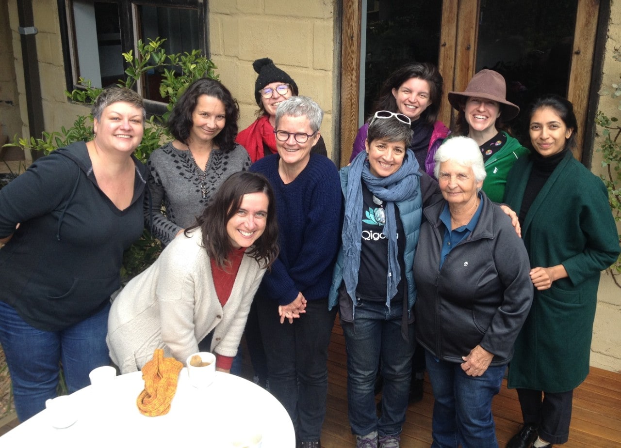 Participants at the the SSSHARC Retreat on “Feminist, Queer, Anticolonial Propositions for Hacking the Anthropocene”.
