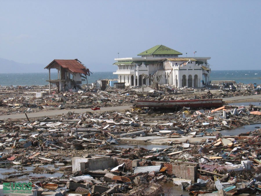 Tsunami aftermath, Aceh, 2004