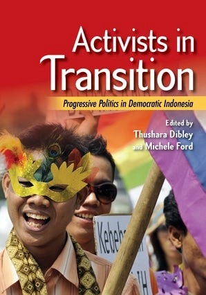 Book cover: Activists in transition