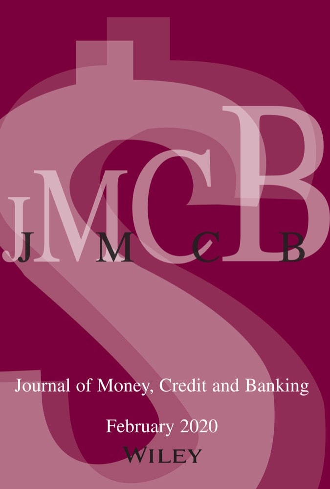 Cover of Journal of money credit and banking