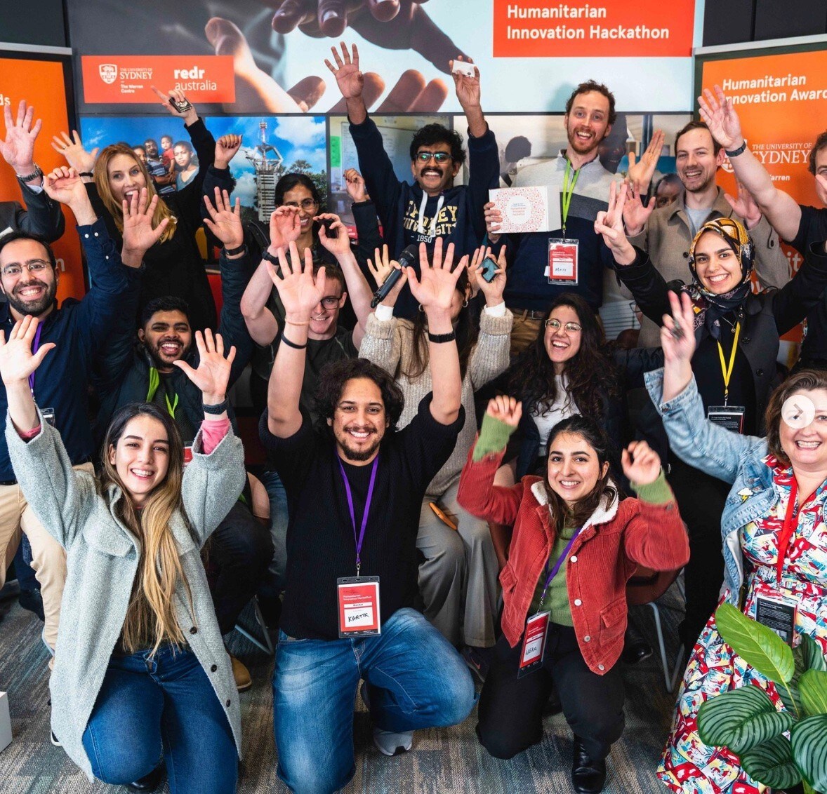 Humanitarian Innovation Hackathon for 2022 winner, Team Ashaway