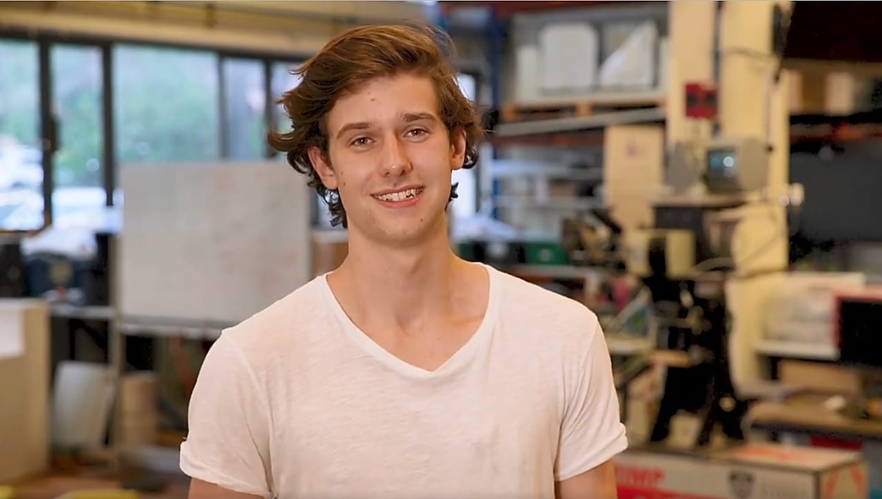 Current Bachelor of Engineering Honours with Space Engineering Major student Sholto Douglas