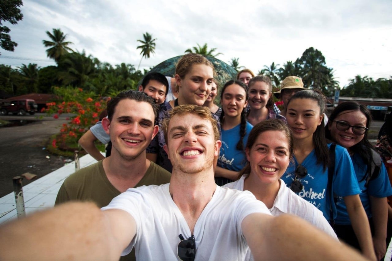 Students on the Field School in Indonesia