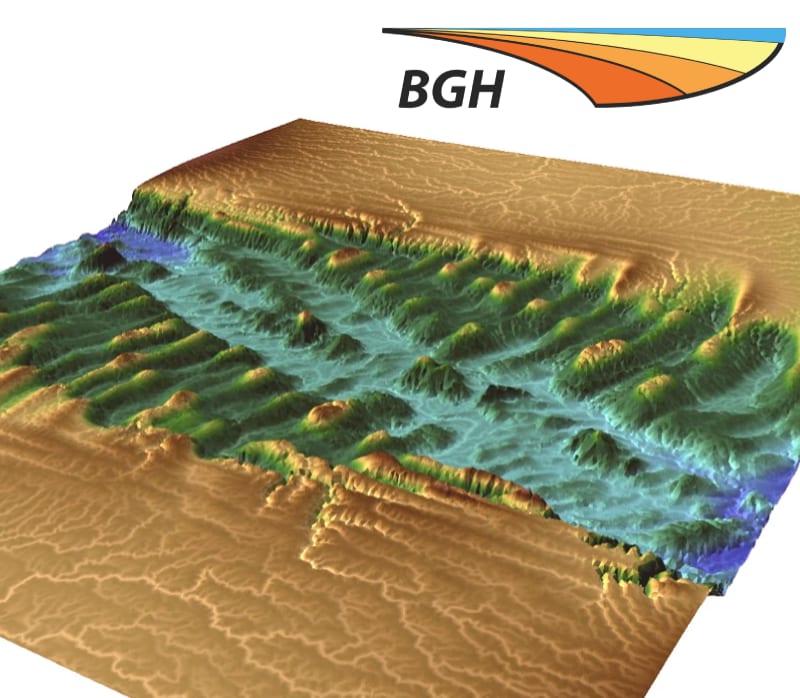 Tectonic landscapes research visualised by the ARC Basin GENESIS Hub