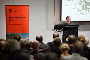 Image of a lecture in progress