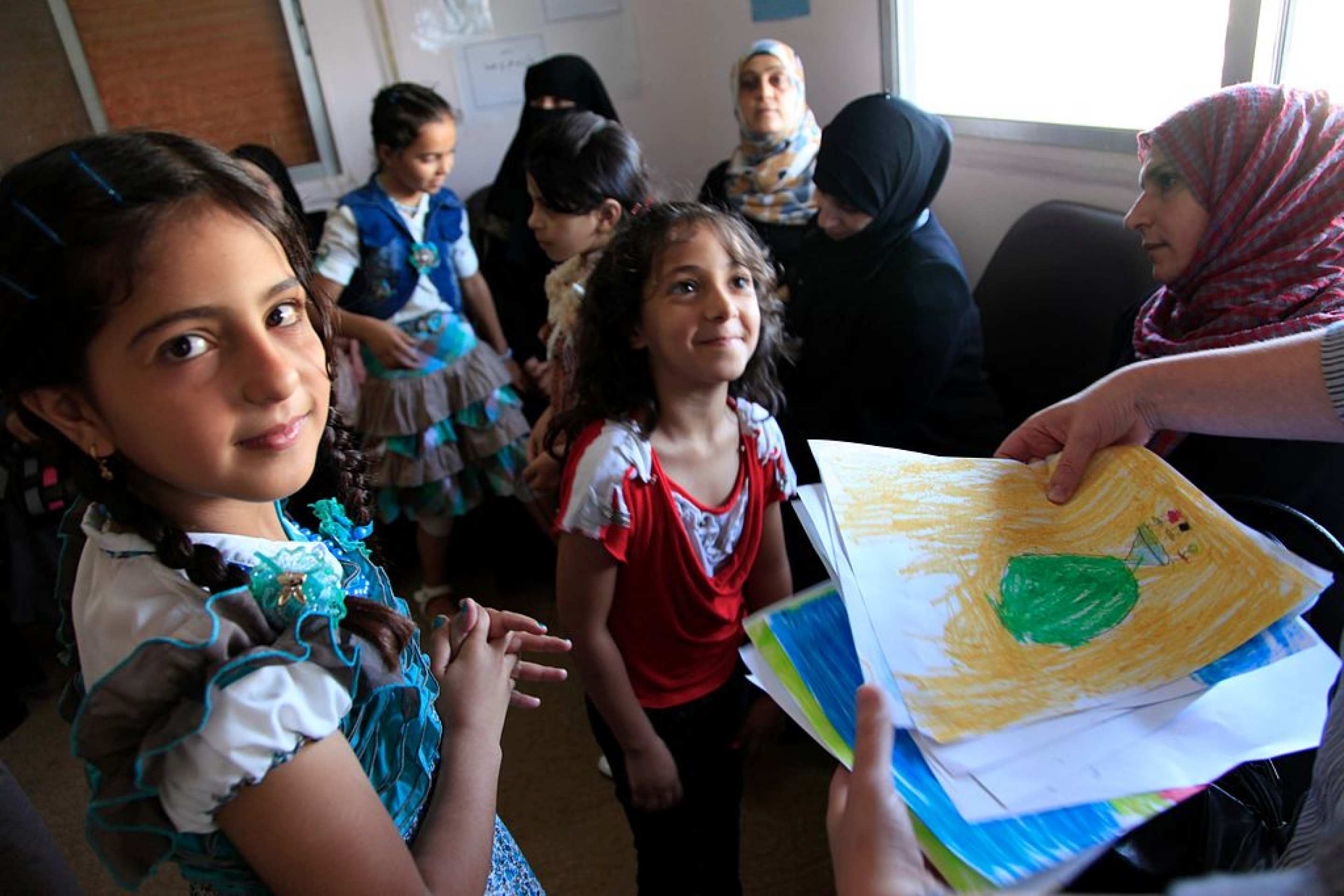 Syrian refugee children. Image: Russell Watkins/Department for International Development.