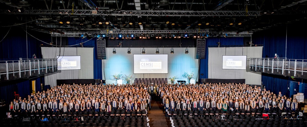 The 2016 CEMS graduation ceremony. 