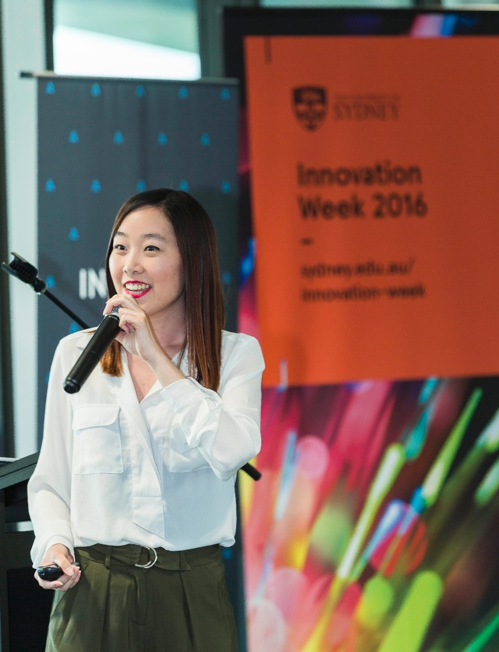 Queenie Ling won a mentoring award for her presentation pitch