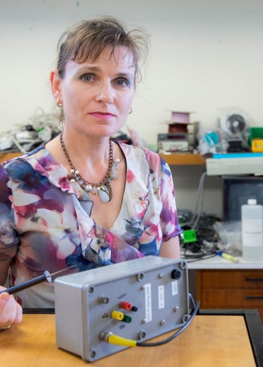 Professor Marcela Bilek works to maximise the fuel efficiency of the ion drive