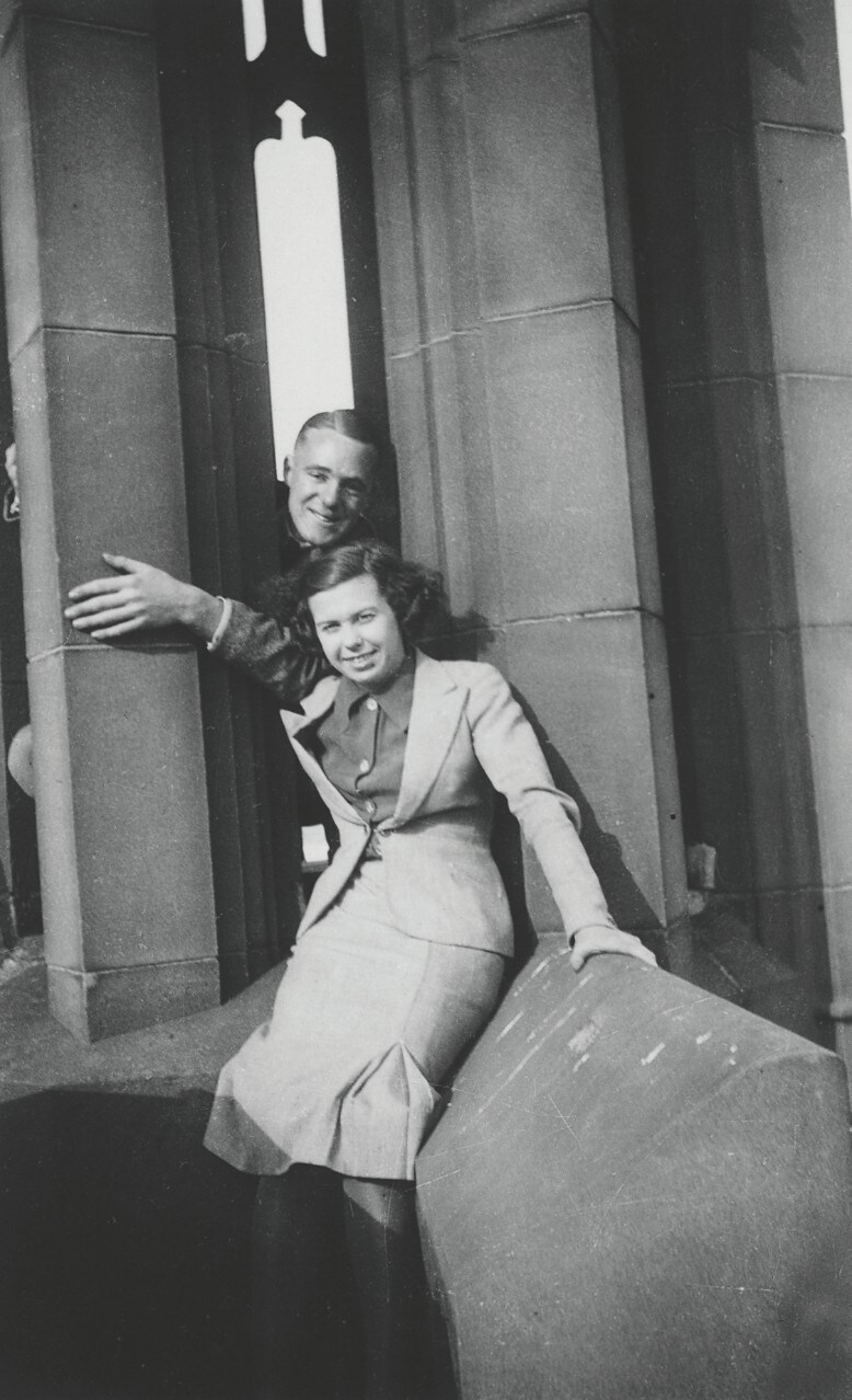John and Rita at the University of Sydney. Source: University of Sydney.