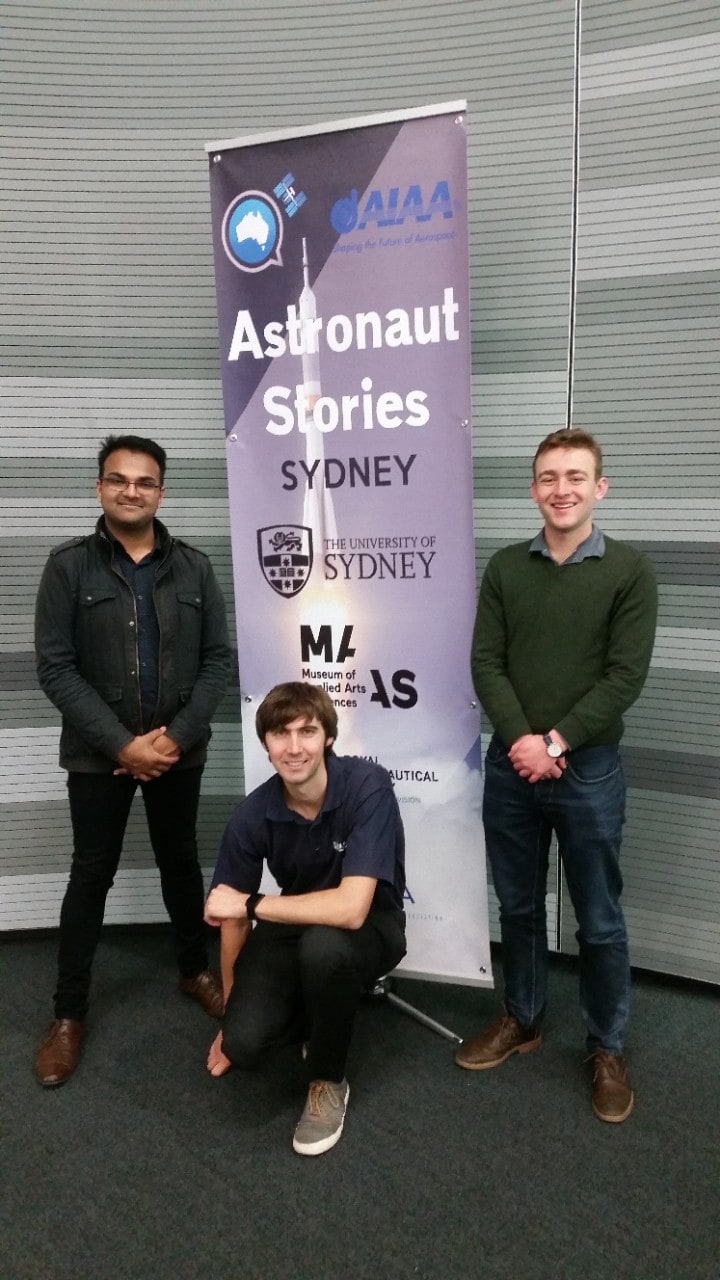 From left to right: Abhijeet Kumar, Benjamin Morrell and Joshua Critchley-Marrows)