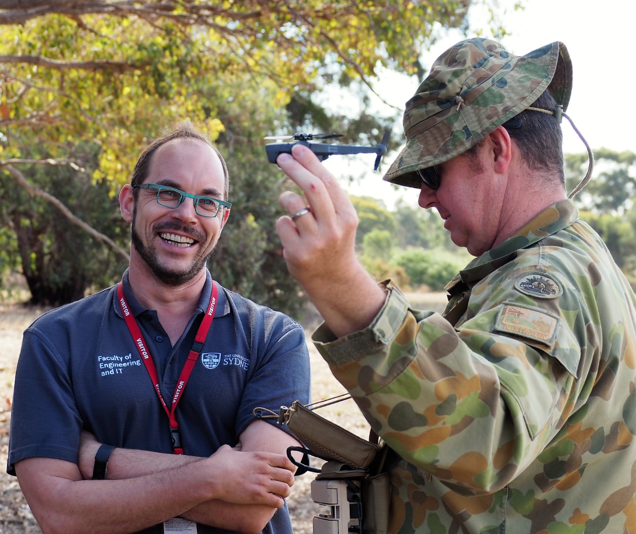 AMME's Dr Dries Verstraete met with members of the Australian Army last week to discuss the project. 