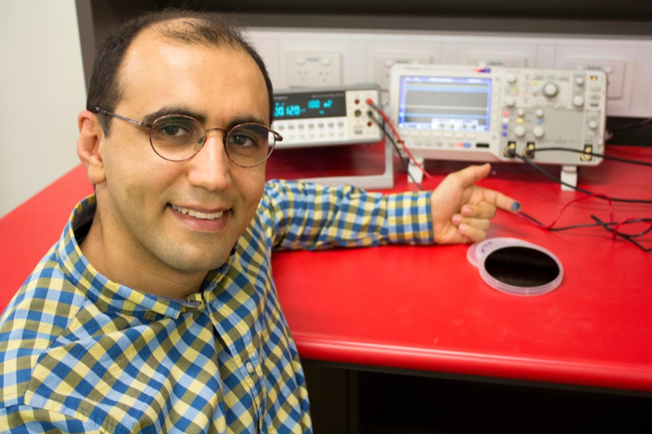Dr Omid Kavehei from the Faculty of Engineering and IT and Sydney Nano.