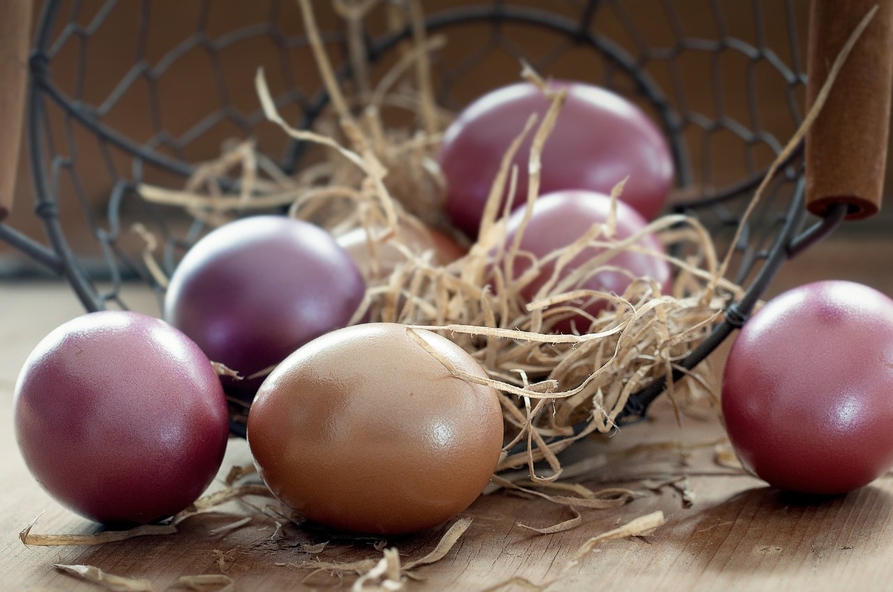 Making traditional painted Easter eggs could be risky, as it requires the handling of raw egg contents.
