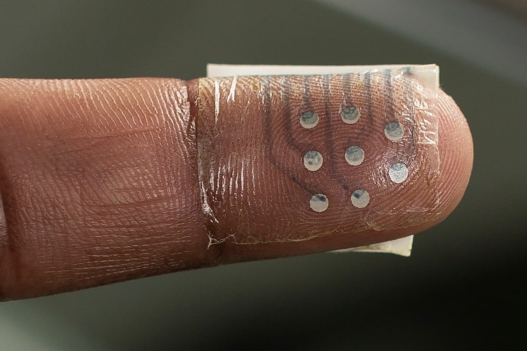Dr Anusha Withana is developing a hyper-flexible sticky tape, printed with electronic circuits.