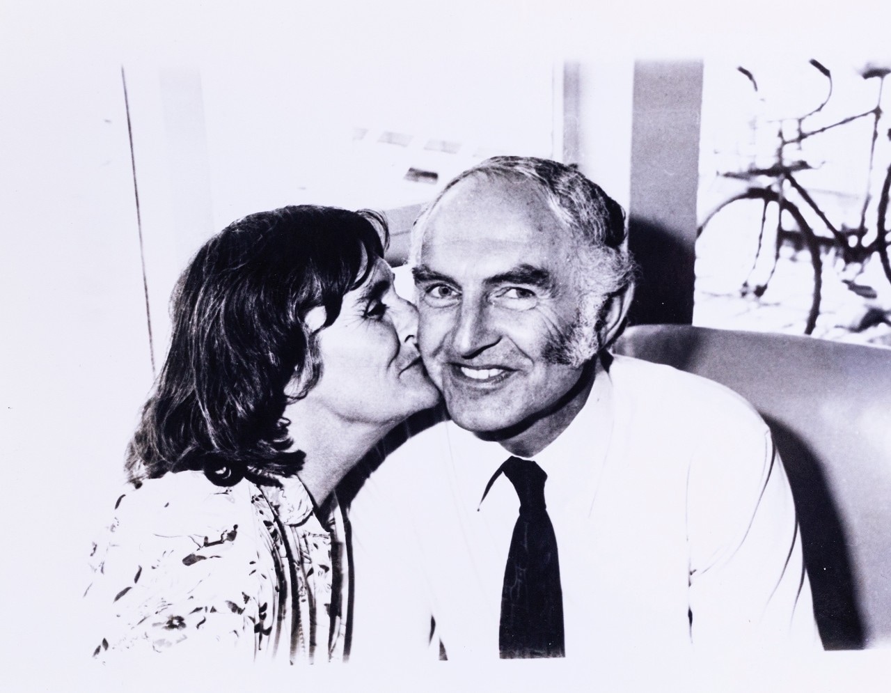 Portrait of Cecil Churm with his first wife Pamela, who died of motor neurone disease.