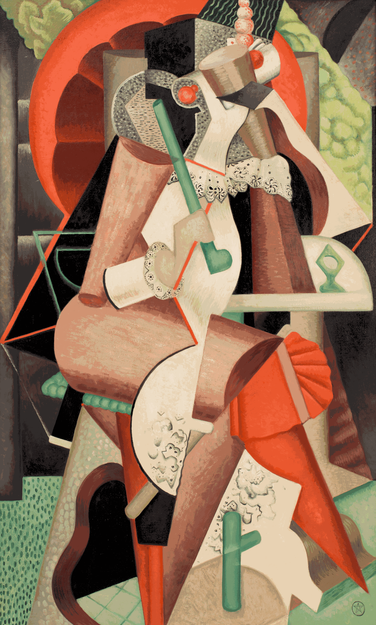 Femme à l’ombrelle, painting by John Power