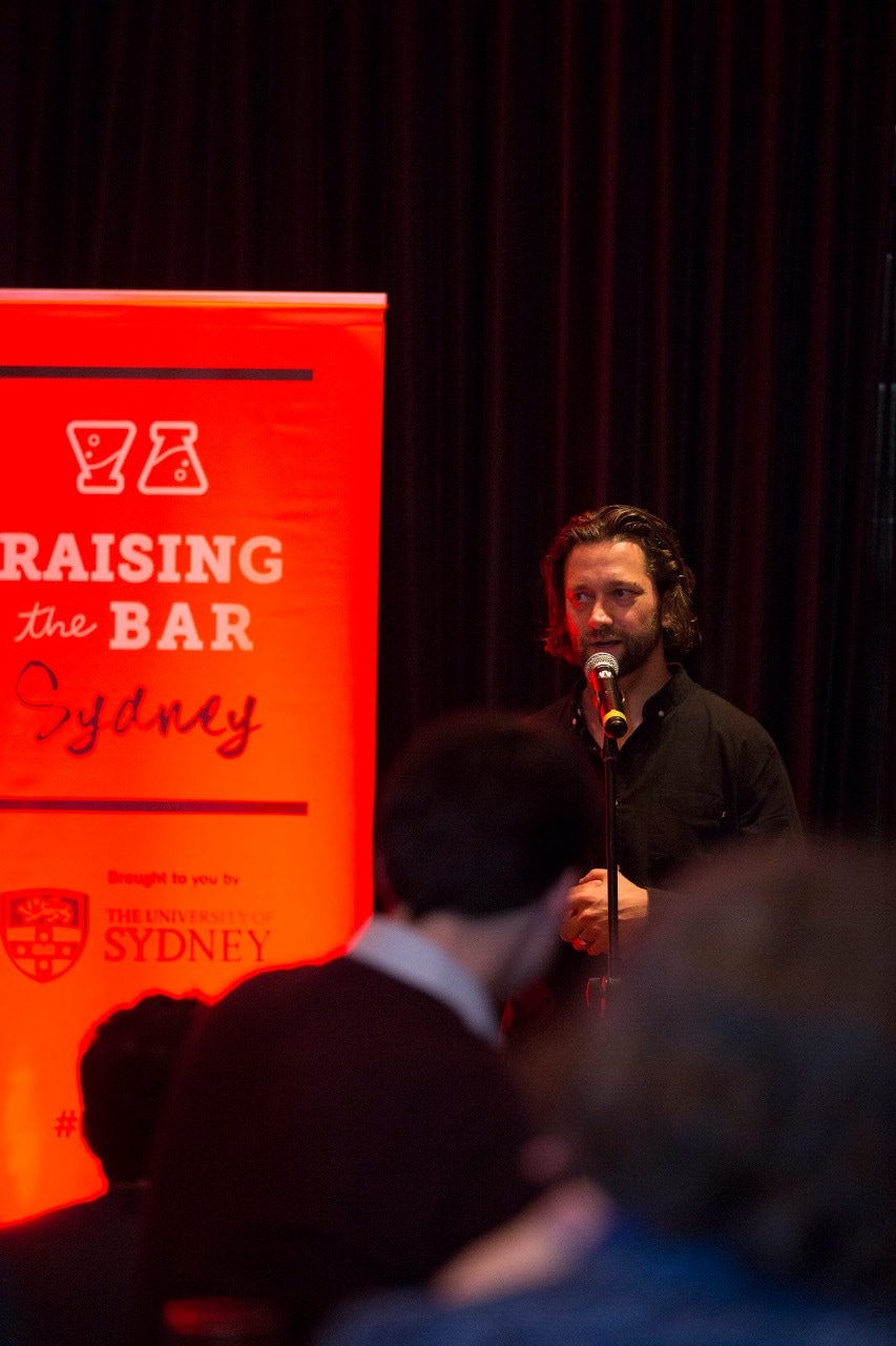 Chris Fox speaking at last year's Raising the Bar