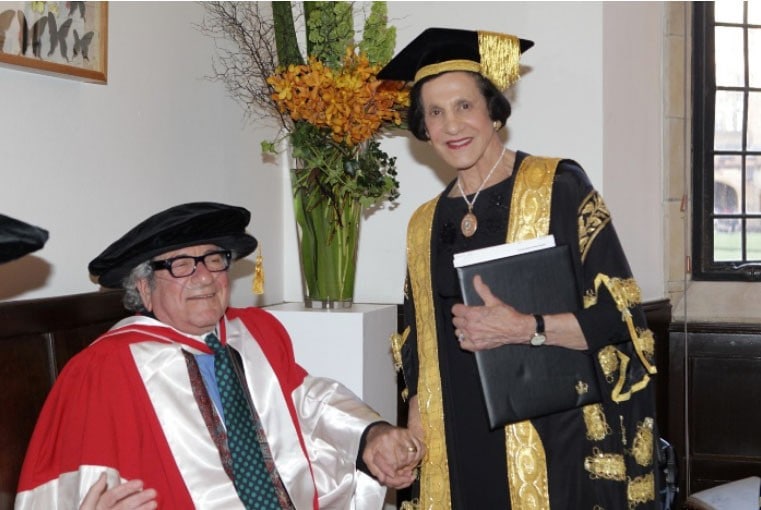 Peter Weiss and former chancellor Her Excellency Professor Marie Bashir AD CVO.