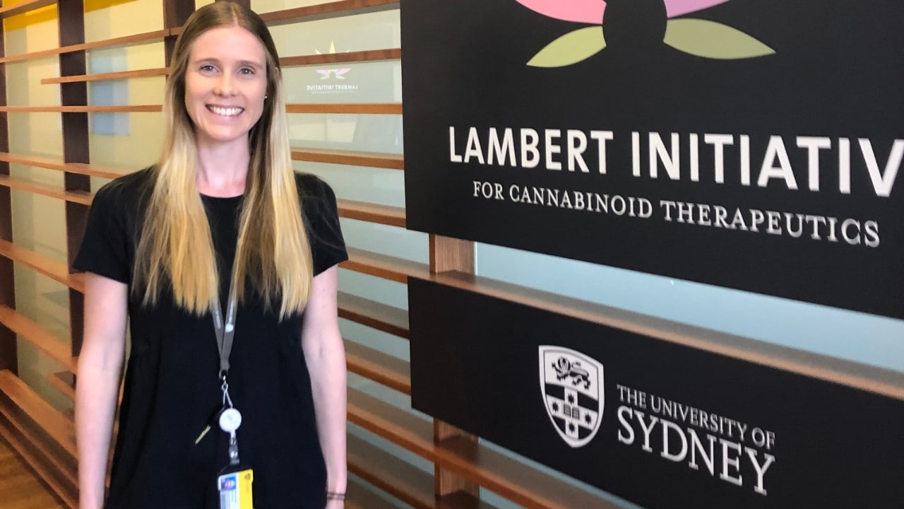 Dr Danielle McCartney from the Lambert Initiative for Cannabinoid Therapeutics.