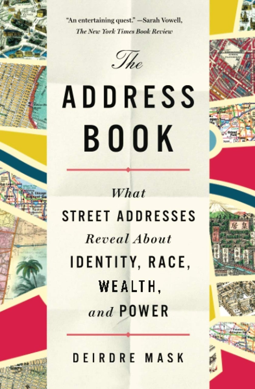 photo of a book cover with the words The Address Book