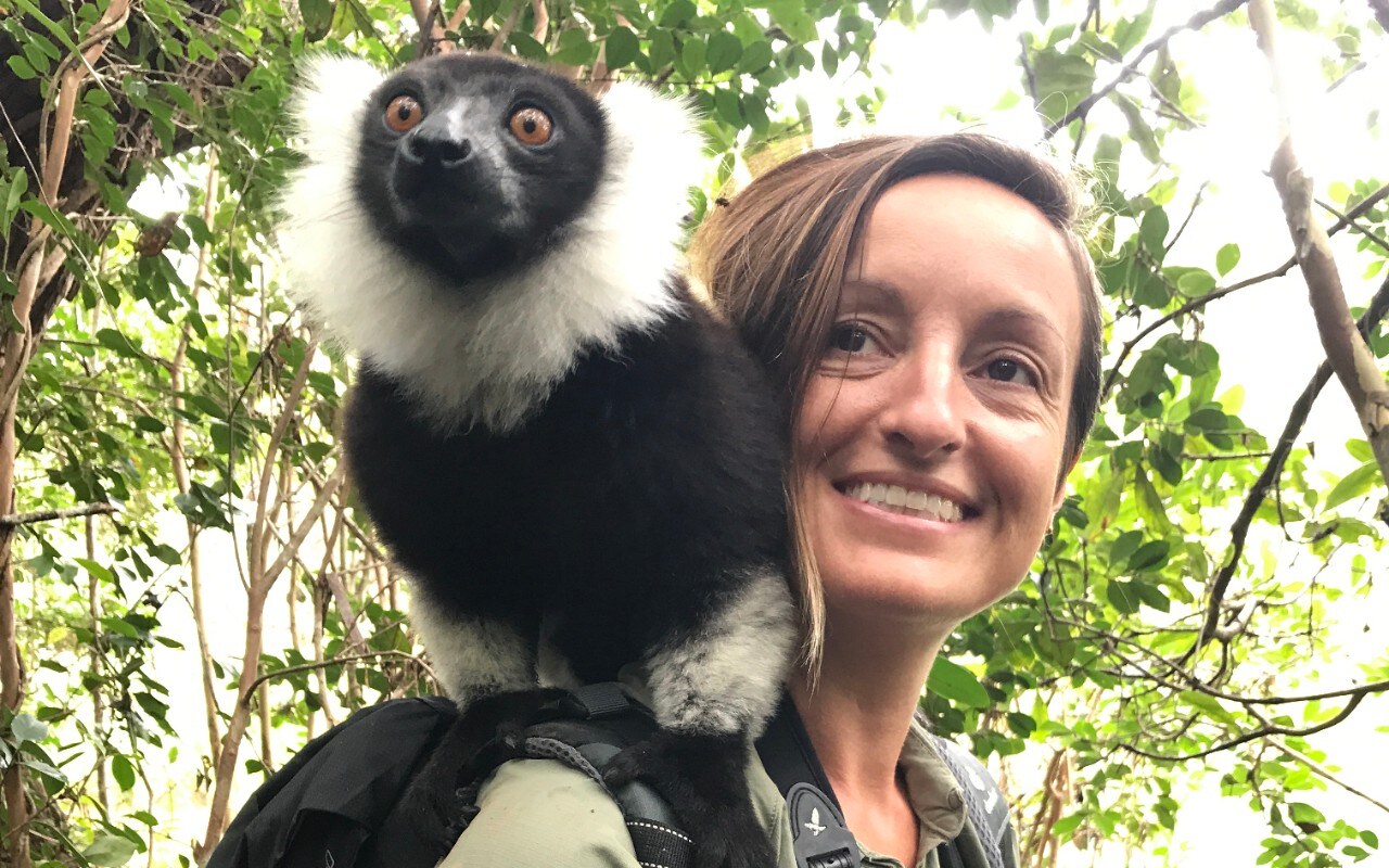 Dr Ayesha Tulloch in Madagascar. Dr Tulloch has been recognised for her nature conservation work.