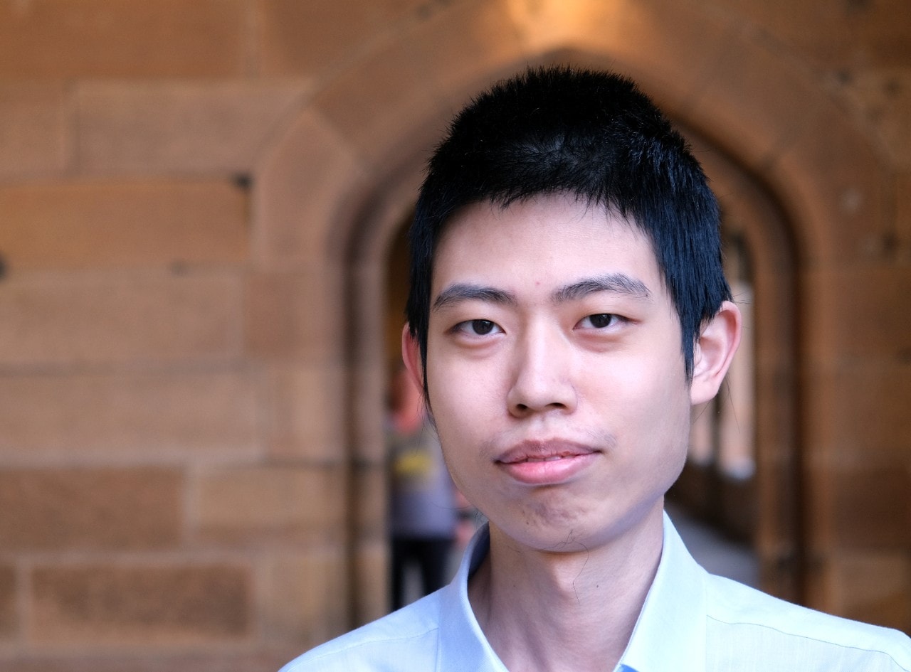 Lead author and PhD student ZIteng Wang from the School of Physics.