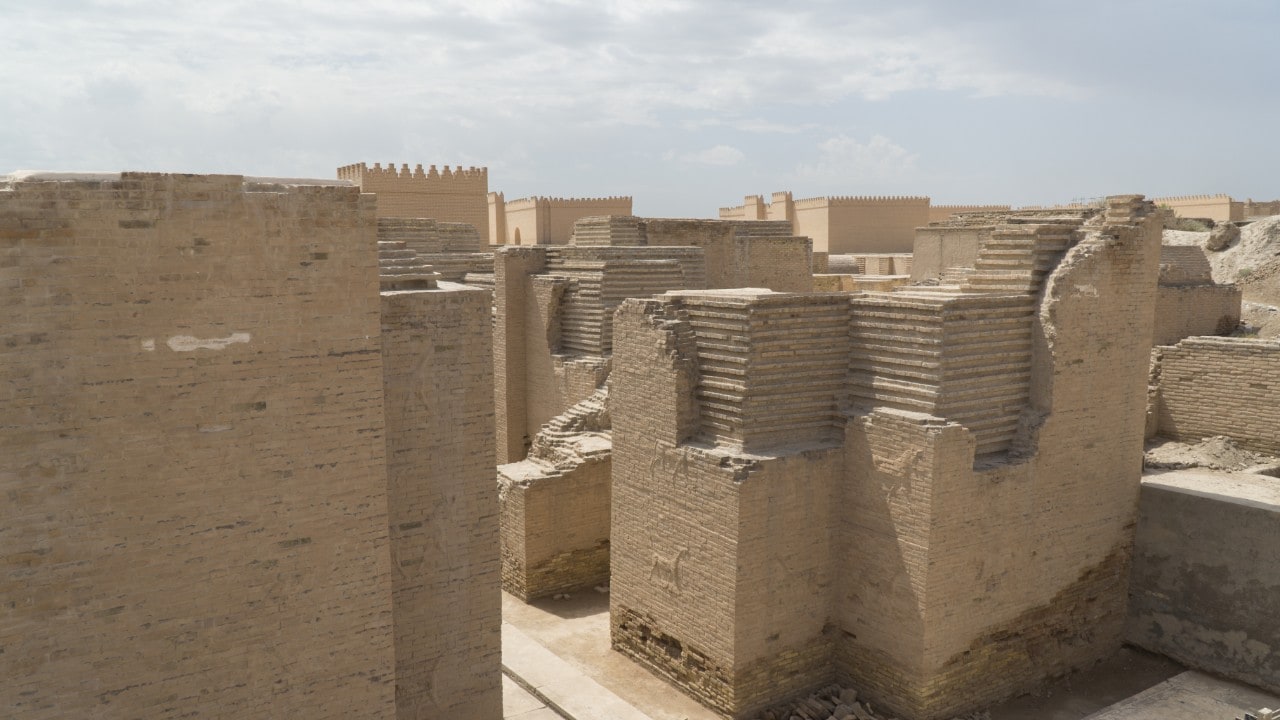 Ruins of Babylon City, Iraq