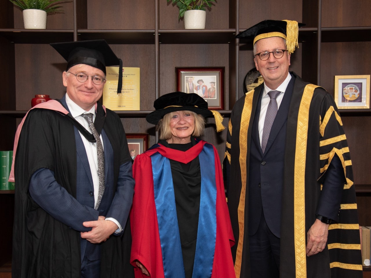 Margaret Pomeranz photographed at her honorary doctorate ceremony 