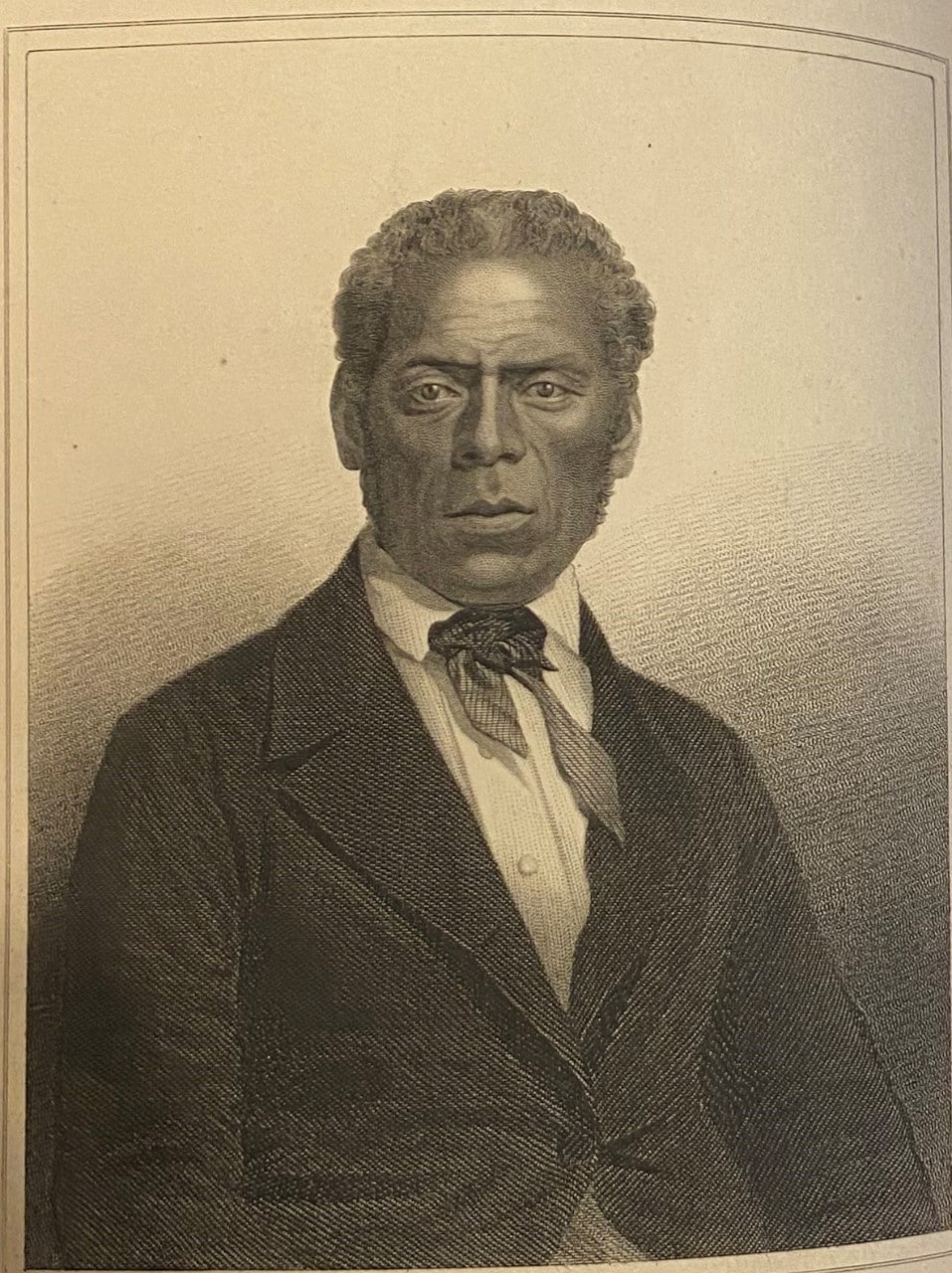 Sepia toned portrait of King George Tupou the first of Tonga