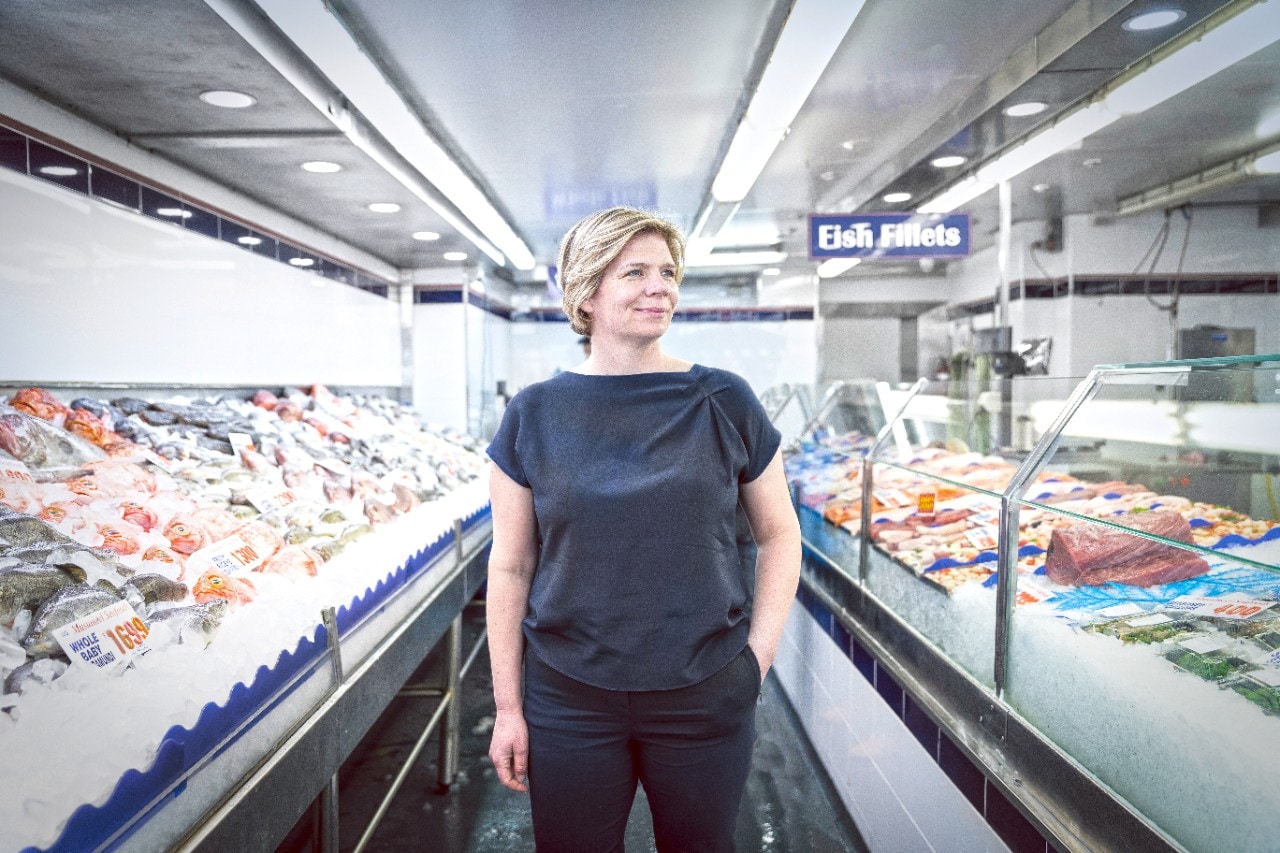 Associate Professor Joy Becker at the Sydney Fish Market