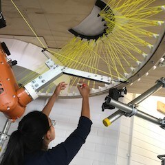 Robotic weaving