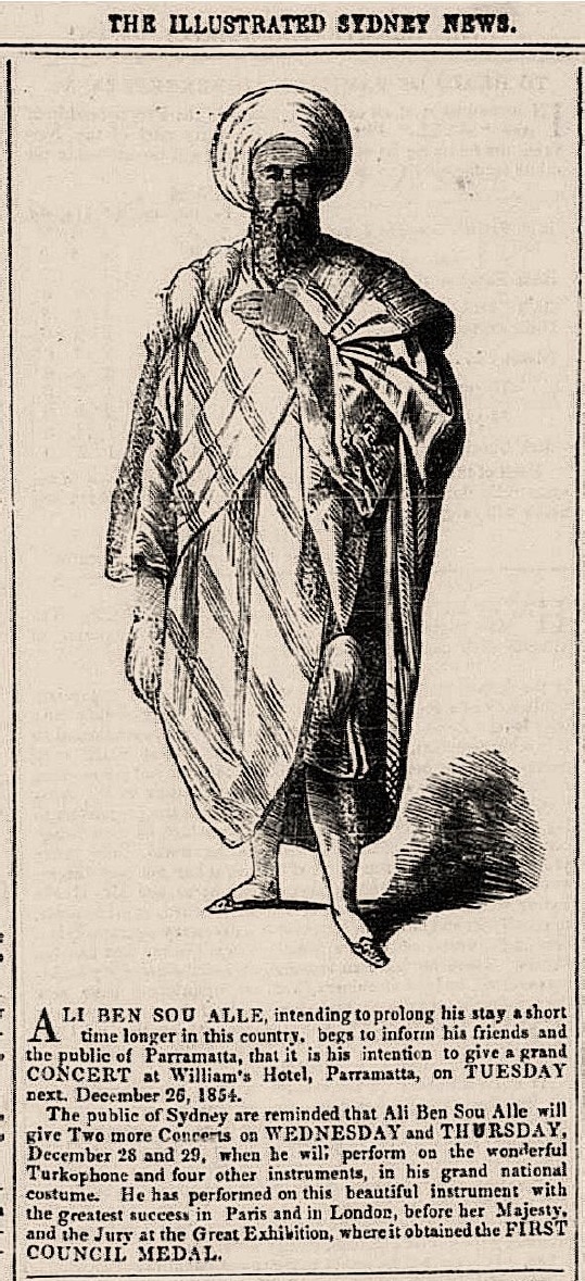 Ali-Ben Sou-Alle Illustrated Sydney News 23-12-1854