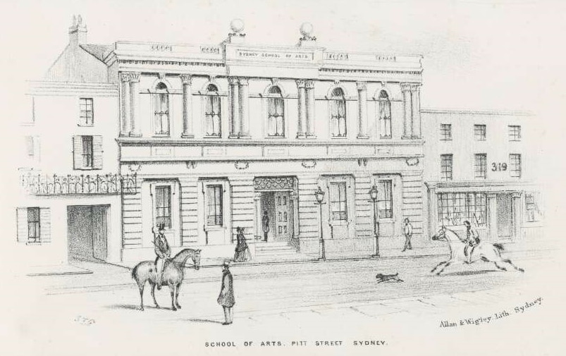 Sydney School of Arts 1856