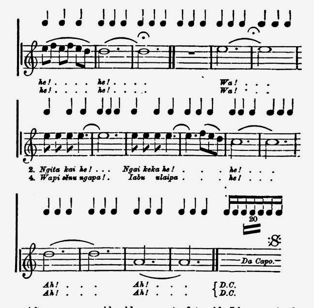 26 Saw-fish song (Haddon 1890, 378)