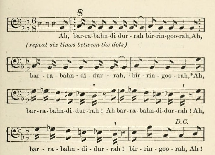 28.3 Ah barrabahndidurrah (Calvert 1894, 37)
