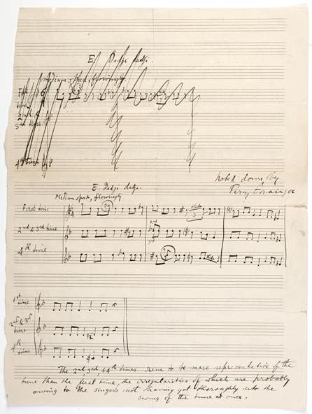 33.3 Song of the Chitchingalla corroboree (Grainger MS, 1909) Museum Victoria