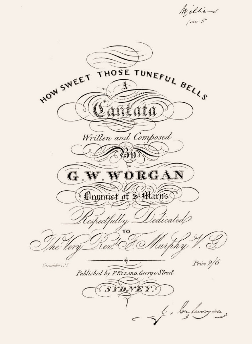 WORGAN How sweet those tuneful bells (Ellard 1842)