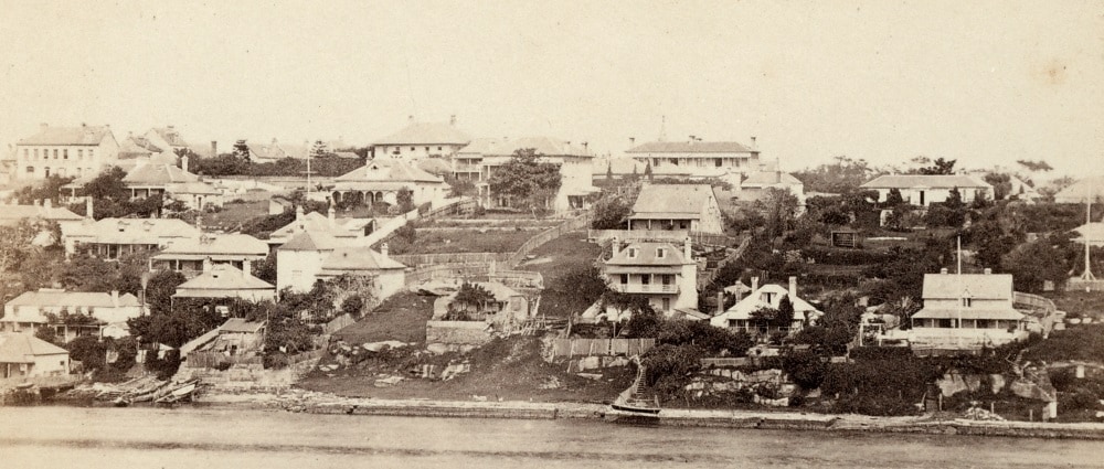 Simmons Point, Balmain East, c.1865